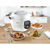 Multicooker Tefal CY851130 Cook4me, 1600 W, 6 L, 6 moduri de gătit, Pornire întârziată, Economisire căldură, Alb