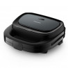 Toaster pentru sandvișuri Philips HD2331/90 Seria 3000, 750 W, Pentru până la 2 felii/4 sandvișuri triunghiulare, Plăci din aluminiu neaderente, Negru