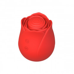 Beautifly Rose Glow Pleaser Intimate Massager, 5 modes, 5 speeds, 90 min, Suitable for use in the shower or bath, Hypoallergenic silicone, Quiet, Red