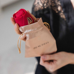 Beautifly Rose Glow Pleaser Intimate Massager, 5 modes, 5 speeds, 90 min, Suitable for use in the shower or bath, Hypoallergenic silicone, Quiet, Red