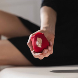 Beautifly Rose Glow Pleaser Intimate Massager, 5 modes, 5 speeds, 90 min, Suitable for use in the shower or bath, Hypoallergenic silicone, Quiet, Red