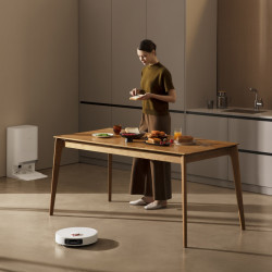 Aspirator robot Xiaomi X20+, 6000 Pa, 140 min, 0.35/4 l, Functie Mop, Statie de autogolire, Navigatie LDS, Evitarea obiectelor, Aplicatie mobila, Alb