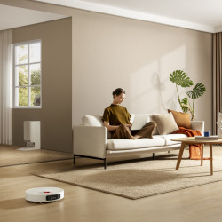 Aspirator robot Xiaomi X20+, 6000 Pa, 140 min, 0.35/4 l, Functie Mop, Statie de autogolire, Navigatie LDS, Evitarea obiectelor, Aplicatie mobila, Alb