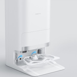 Aspirator robot Xiaomi X20+, 6000 Pa, 140 min, 0.35/4 l, Functie Mop, Statie de autogolire, Navigatie LDS, Evitarea obiectelor, Aplicatie mobila, Alb