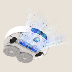 Aspirator robot Xiaomi X20+, 6000 Pa, 140 min, 0.35/4 l, Functie Mop, Statie de autogolire, Navigatie LDS, Evitarea obiectelor, Aplicatie mobila, Alb