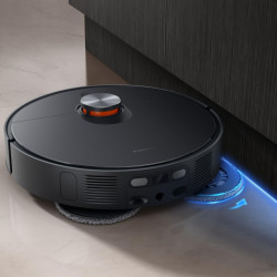 Xiaomi X20 Max Robot Vacuum Cleaner, 8000 Pa, 0.5/4 L, 120 min, Hot Water Mopping Function, Voice Control, Self-Emptying Docking Station, LDS Navigation, Lighting, Black