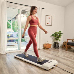 Διάδρομος Xiaomi Kingsmith WalkingPad C2 WPS1F, 1 hp, Έως 100 kg, 0,5/6 km/h, Wi-Fi, LED, Bluetooth, Εφαρμογή για κινητά, Πτυσσόμενο, Λευκό