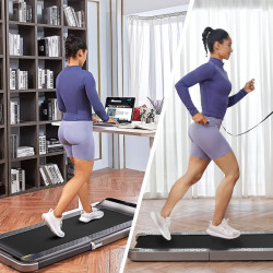 Διάδρομος Xiaomi KingSmith WalkingPad R2B TRR2FB, 918W, Έως 110 kg, 0,5/12 km/h, 3 λειτουργίες, LED, Πτυσσόμενο, Μαύρο/γκρι