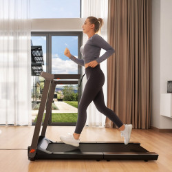 Διάδρομος Xiaomi KingSmith WalkingPad G1 TRG1F, 918W, Έως 110 kg, 0,5/12 km/h, Ένδειξη μετρούμενης τιμής, Εφαρμογή για κινητά, Μαύρο/γκρι