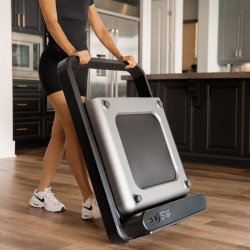 Banda de alergare Xiaomi KingSmith WalkingPad X21 TRX21F, 918W, Până la 110 kg, 0.5/12 km / h, Indicator de valoare măsurată, Aplicație mobilă, OLED, Protecția copilului, Pliabil, Negru
