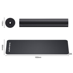 Xiaomi KingSmith Treadmill Mat MTD4N, 65 x 155 cm, NBR rubber, absorbs noise and vibrations, Black