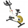 Bicicleta fitness Xiaomi KingSmith PB08S Spinning, Manere 8 kg, Rezistenta magnetica, 40 grade, Pana la 100 kg, LED, Aplicație mobila, Alb/Galben