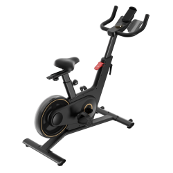 Велоаргометър Xiaomi KingSmith PB08S Spinning bike, Маховик 8 кг, Магнитно съпротивление, 40 степени, До 100 кг, LED, Калории, Разстояние, Мобилно приложение, Черен