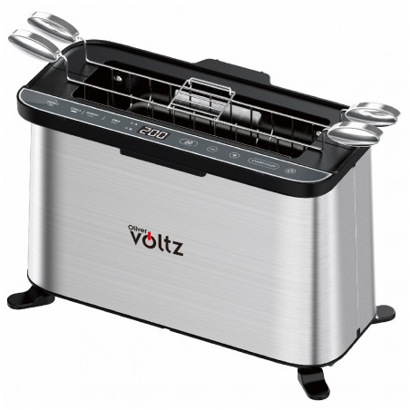 Oliver Voltz OV51015R 4-in-1 Multifunctional Cooking Appliance, 1700W, 240x225 mm, Overheat Protection, Stainless Steel/Black