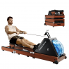 Xiaomi KingSmith WR20 RMWR20F Water Resistance Rowing Machine, 800N, 117 cm Rail, 5 Levels, 7–11 L, Foldable, Mobile App, Black/Brown
