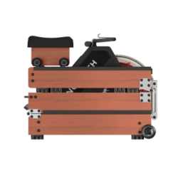 Rowing Resistance Trainer Xiaomi KingSmith WR20 RMWR20F, 800N, 117 cm, 5 pași, 7-11 l, pliabil, aplicație mobilă, negru / maro