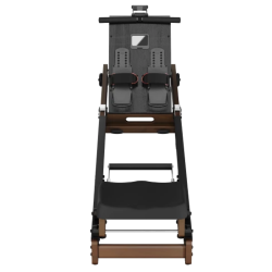 Rowing Resistance Trainer Xiaomi KingSmith WR20 RMWR20F, 800N, 117 cm, 5 pași, 7-11 l, pliabil, aplicație mobilă, negru / maro