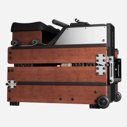 Xiaomi KingSmith WM10 RMWM10F κωπηλατικό μηχάνημα με νερό και μαγνητική αντίσταση, 500N, ράγα 117 cm, 5/32 μοίρες, 15/25 l, πτυσσόμενο, μαύρο/καφέ