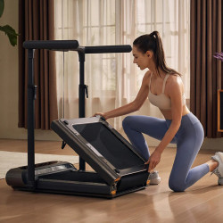 Бягаща пътека Xiaomi KingSmith WalkingPad R3 Hybrid+ WP440Q4, 746W, 1 к.с., До 120 кг, 1-12 км/ч, Вграден дисплей, Мобилно приложение, Сгъваема, Черен/Сив