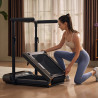 Banda de alergare Xiaomi KingSmith WalkingPad R3 Hybrid + WP440Q4, 746W, 1 CP, Pana la 120 kg, 1-12 km/h, Afisaj incorporat, Aplicatie mobila, Pliabila, Negru / Gri