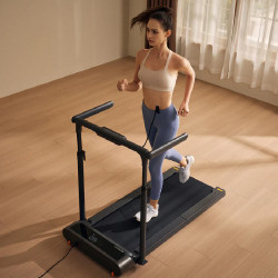 Xiaomi KingSmith WalkingPad R3 Hybrid+ futópad, 746W, 1 LE, 120 kg-ig, 1-12 km/h, Beépített kijelző, Mobil alkalmazás, Összecsukható, Fekete/Szürke