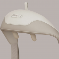 Xiaomi KingSmith MSK1A Neck and Lower Back Massager, 3 intensity levels, 2 speeds, 5D massage head, Heated, Wireless, Beige