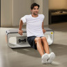 Banca de fitness multifunctionala Xiaomi KingSmith FBB1C, 2 grade de inclinare, Pliabil, 15 accesorii, Alb / Maro
