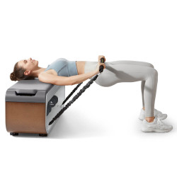 Xiaomi KingSmith FBB1C Multifunctional Recliner, 2-position recline, Full-body, Foldable, 15 accessories, White/Brown