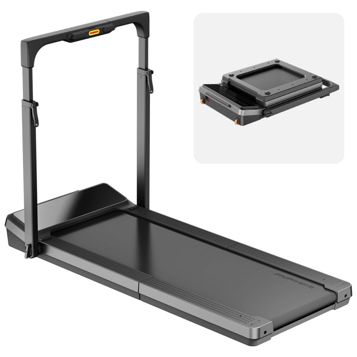Бягаща пътека Xiaomi KingSmith WalkingPad Z3 Hybrid WP400P42, 1 к.с, До 110 кг, 1/6.5 км/ч, Wi-Fi, LED, Мобилно приложение, Защита от деца, Сгъваема, Черен/сив
