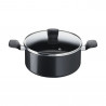 Комплект съдове за готвене Tefal C2678074 Starter Black, 6 ч,