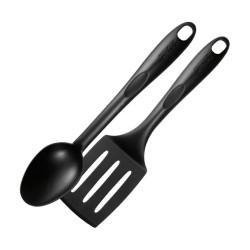 Set vase si ustensile Tefal C2678074 Starter Black, 6 piese, Acoperire cu titan, Fara PFOA, Thermo-Fusion, Thermo-Signal, Inductie, Negru