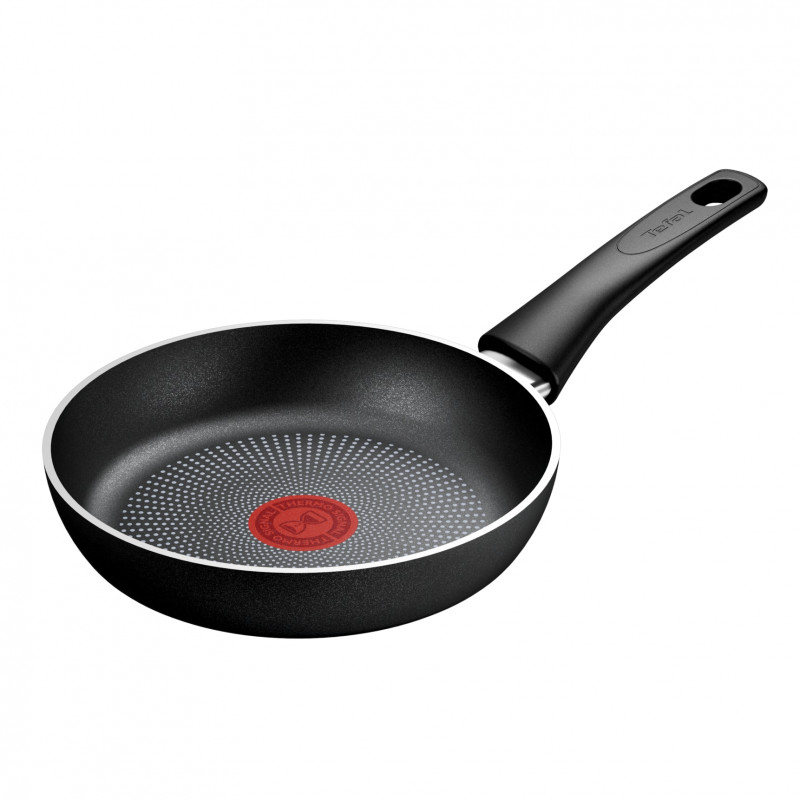 Tefal C2920253 Force serpenyő, 20 cm, tapadásmentes bevonat, Thermo-signal, Thermo-Fusion, indukciós, fekete