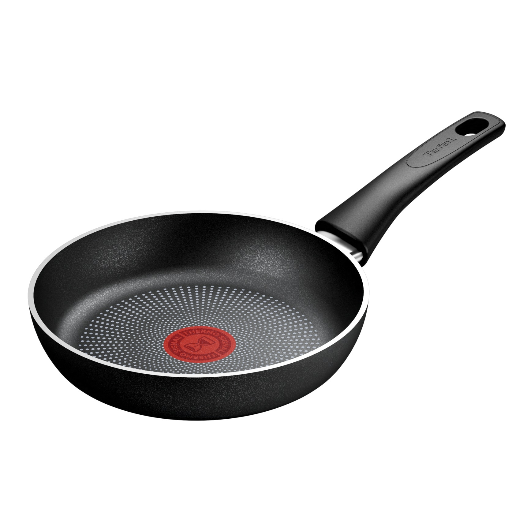 Тиган Tefal C2920253 Force, 20 см, Незалепващо покритие, Thermo-signal, Thermo-Fusion, Индукция, Черен