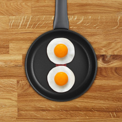 Tefal C2920253 Force serpenyő, 20 cm, tapadásmentes bevonat, Thermo-signal, Thermo-Fusion, indukciós, fekete