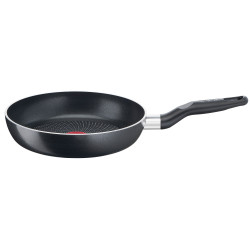 Tefal C2720553 Start&Cook serpenyő, 26 cm, titán bevonat, Thermo-signal, Thermo-Fusion, indukció, fekete