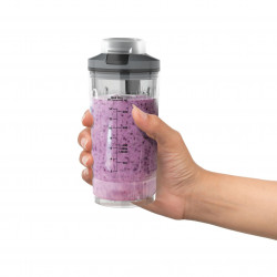 Ninja Blast Max BC251EUSL Portable Blender, 14.4W, 11.1V, 570 ml, 19,000 rpm, Ice Crushing, Up to 25 Cycles, BPA-Free, Silver