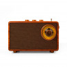 Ashu AS23 Bluetooth Speaker, 5W, 1500mAh, Brown