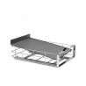 Simplehuman KT1119 Sliding Cabinet Organizer, Up to 9 kg, 35x50.8x15.2 cm, Stainless Steel