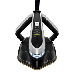 Tefal Pro Express Vision GV9821E0 Steam Generator, 3000 W, 9 bar, 1.2 L, 800 g/min, Smart Steam, Anti-drip and Anti-scale System, Vertical Ironing, Black/Gray