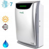 Oberon 220 HYBRID Air Purifier and Humidifier, 65W, Up to 40 m², 220 m³/h, 3 speeds, Ionizer, Air quality indicators, Timer, Night and auto modes, Silver