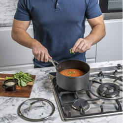 Ninja Zerostick Premium C35005DE 9-Piece Cookware Set, Non-Stick Technology, Up to 260°C, Induction Compatible, Black