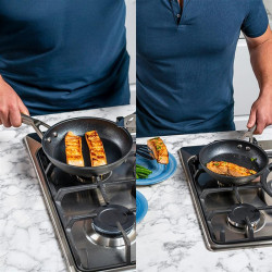 Ninja Zerostick Premium C30026DE Frying Pan, 26 cm, Non-stick Technology, Up to 260°C, Induction, Black