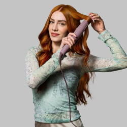 Remington CI8930 AIRvive™ Hair Straightener, 25 W, 3 settings up to 210°C, Ceramic Coating, Ionic Air, Purple/Gold