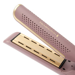 Placa pentru indreptat parul 2 în 1 Remington AS8930 AIRvive™, 135 W, 3 setari pana la 190°C, 2 moduri, Acoperire ceramica, Ionizare, Violet/Auriu