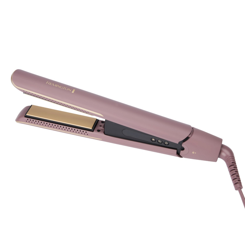 Преса за коса Remington S8930 AIRvive™, 61 W, 5 настройки до 230C, Технология йонен въздух , Лилав/Златист