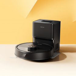 Прахосмукачка робот Roborock Q7 TF+, 10000 Pa, 150 мин, Интелигентно 3D картографиране, Сухо/мокро, Гласови команди, График, Памет, PreciSense® LiDAR, Черен