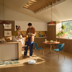 Ρομπότ σκούπα Roborock Q10 PF+, 10000 Pa, 150 λεπτά, 0,35 l, Wi-Fi, Ξηρό/υγρό, Αυτόματη ανύψωση σφουγγαρίστρας, 360° LiDAR, 3D χαρτογράφηση, Φωνητικός έλεγχος, Λευκό