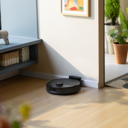 Ρομπότ σκούπα Roborock Q10 PF+, 10000 Pa, 150 λεπτά, 0,35 λίτρα, Wi-Fi, Ξηρό/υγρό, Αυτόματη ανύψωση σφουγγαρίστρας, 360° LiDAR, 3D χαρτογράφηση, Φωνητικός έλεγχος, Μαύρο