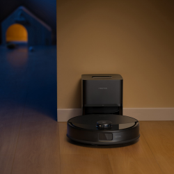 Roborock Q10 PF+ robot porszívó, 10000 Pa, 150 perc, 0,35 l, Wi-Fi, száraz/nedves, automatikus felemelés, 360° LiDAR, 3D térképezés, hangvezérlés, fekete