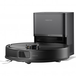 Aspirator robot Roborock Q10 PF+, 10000 Pa, 150 min, 0,35 L, Wi-Fi, Uscat/umed, Ridicare automata a mopului, LiDAR 360°, Cartografiere 3D, Control vocal, Negru